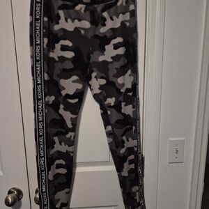 Michael Kors Women's' Gray Camo Leggings